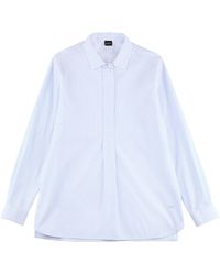 Fay - Striped Long-Sleeve Shirt - Lyst