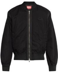 DIESEL - Long-Sleeved Zip-Up Jacket - Lyst