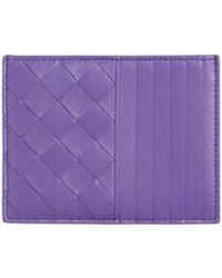 Bottega Veneta - Logo Leather Card Bag - Lyst
