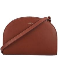 A.P.C. - Demi Lune Clutch Bag - Lyst