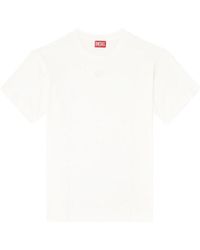DIESEL - Crewneck Short-Sleeved T-Shirt - Lyst