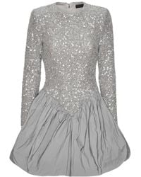 ROTATE BIRGER CHRISTENSEN - Sequin-Embellished Mini Dress - Lyst
