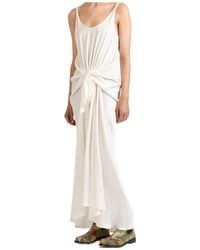 JW Anderson - Knot Draped Maxi Dress - Lyst
