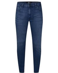 7 For All Mankind - Paxtyn Tapered Jeans - Lyst