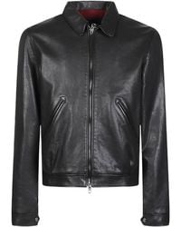 Stewart - Long-Sleeve Leather Jacket - Lyst