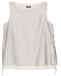 Peserico - Tie-Side Sleeveless Top - Lyst