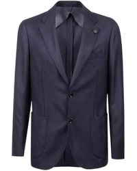 Lardini - Single-Breasted Blazer - Lyst