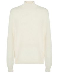 Malo - Turtleneck Straight Hem Jumper - Lyst