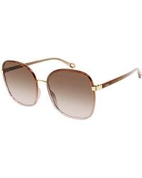 Chloé - Chloé Eyewear Square Frame Sunglasses - Lyst