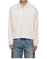 Agolde - Jersey Polo Shirt - Lyst
