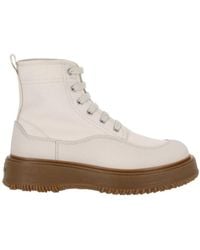 Hogan - Untraditional Lace-Up Ankle Boots - Lyst