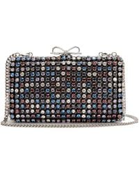 Self-Portrait - Multi Crystal Chainmail Clutch - Lyst