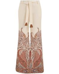 Zimmermann - Rhiannon Flared Pants - Lyst