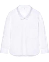Givenchy - Wide Collar Long Sleeved Shirt - Lyst