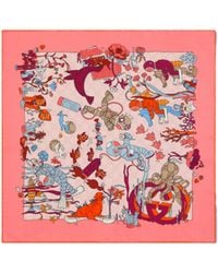 Gucci - Graphic Print Scarf - Lyst
