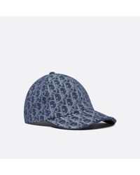 Dior Cannage Quilted Cap in Black | Lyst