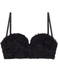 Givenchy - Furry Cropped Top - Lyst