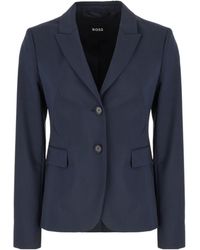 BOSS - Single-Breasted Jacket - Lyst
