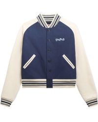 KENZO - Embroidered Logo Varsity Jacket - Lyst