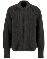 Barbour - Zip-Fastening Ribbed-Knit Cardigan - Lyst