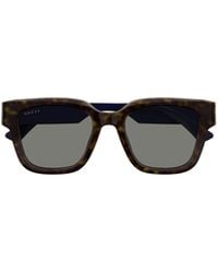Gucci - Eyewear Square Frame Sunglasses - Lyst