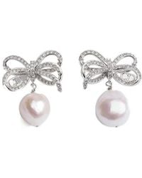 Dior - Bow Earrings - Lyst