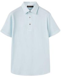 Loro Piana - Short-Sleeved Polo Shirt - Lyst