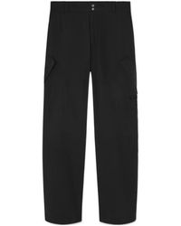 Versace - Mid-Rise Milano Stamp Tailored Trousers - Lyst