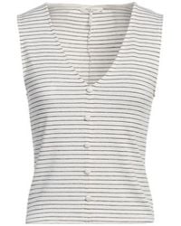 Rag & Bone - Striped Knitted Sleeveless Top - Lyst