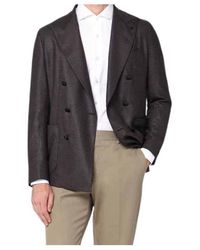 Tagliatore - Double-Breasted Tailored Blazer - Lyst