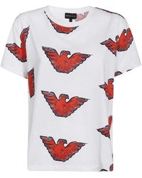 Emporio Armani - Logo Crew-Neck T-Shirt - Lyst