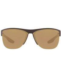 Prada Linea Rossa - Logo Sunglasses - Lyst