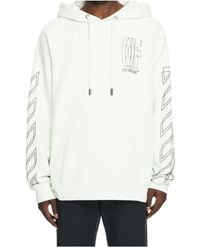 Off-White c/o Virgil Abloh - Outline Double Arrow Skate Hoodie - Lyst