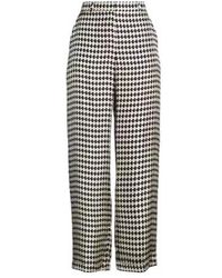 Max Mara - Two-Tone Loose-Fit Trousers - Lyst