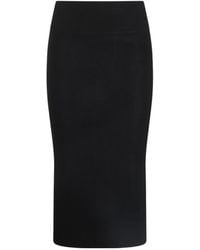 Thom Krom - Ribbed Waist Midi Skirt - Lyst