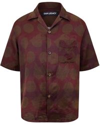 Our Legacy - Printed Short-Sleeved Shirt - Lyst