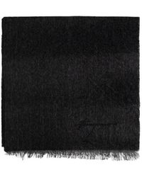 Ferragamo - Ferragamo Signature Embroidered Scarf - Lyst