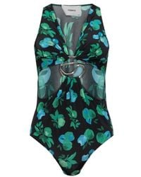 Coperni - Floral-Print Bodysuit - Lyst