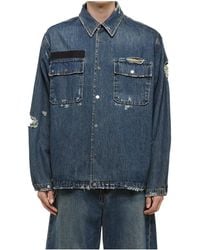 Helmut Lang - Denim Uniform Shirt - Lyst