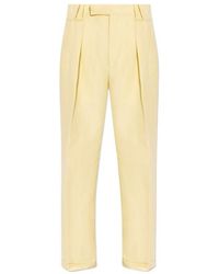 Versace - Wool-Linen Formal Pants - Lyst