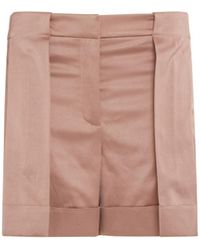 Balmain - Satin Plank Bermuda Shorts - Lyst
