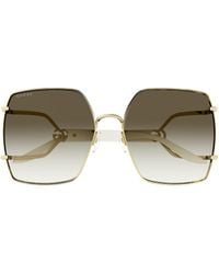 Gucci - Eyewear Square Frame Sunglasses - Lyst