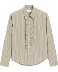 Ami Paris - Ami Jabot Fitted Long Sleeved Shirt - Lyst