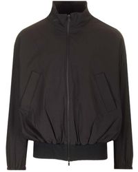 Fear Of God - Logo Detailed Zipped Bomber Jacket - Lyst