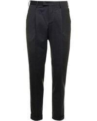 Pt Pantaloni - Pleated Turn-Up Trousers - Lyst
