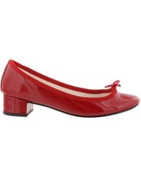 Repetto - Bow Front Low Heel Pumps - Lyst