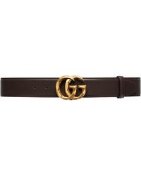 Gucci - Gg Marmont Wide Belt, Size 100 - Lyst