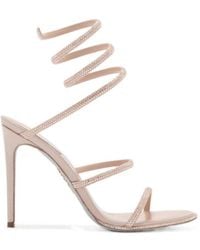 Rene Caovilla - Cleo Crystal-Embellished Sandals - Lyst