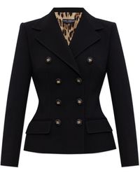 Dolce & Gabbana - Double-Breasted Tailored Blazer - Lyst