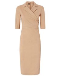Pinko - Bow Detailed Slim-Fit Midi Dress - Lyst